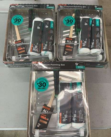 (3) 6PC PREMIUM PAINTING SETS