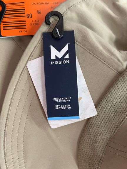 (3) MISSION COOLING HATS - BEIGE