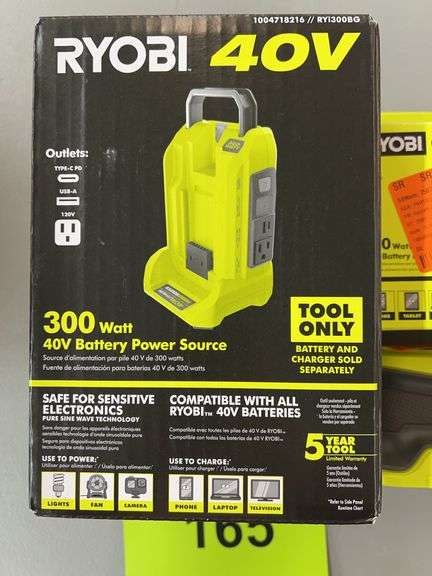 (3) RYOBI BATTERY POWER SOURCES