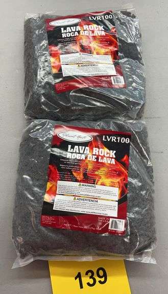(2) BAGS OF PLEASANT HEARTH LAVA ROCKS