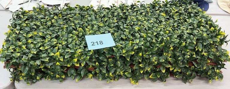 (3) 47"x 16" FAUX LEAF PANELS