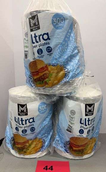 (3) PACKS OF PAPER PLATES