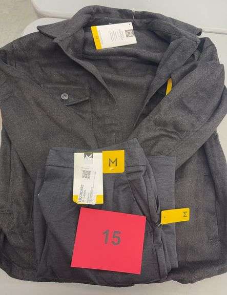 WOMENS SHACKET & TROUSERS SIZE MEDIUM