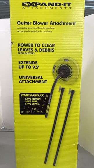 RYOBI GUTTER BLOWER ATTACHMENT IN BOX