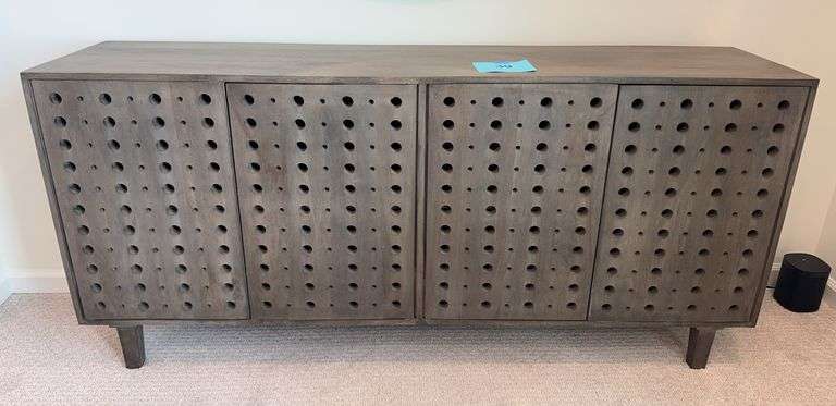 4-DOOR WOOD MODERN CONSOLE