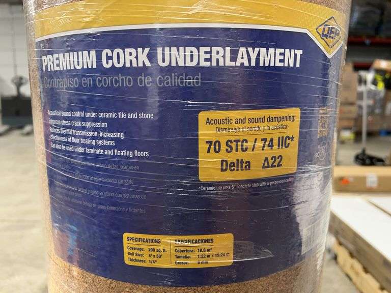 ROLL OF QEP PREMIUM CORK UNDERLAYMENT