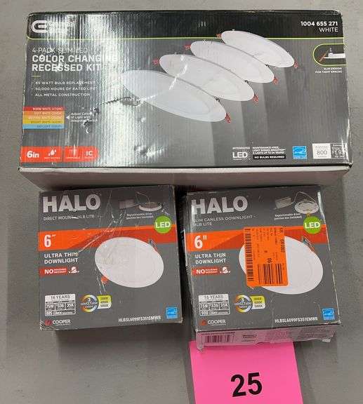 3PC LIGHTING LOT - SEE PHOTOS