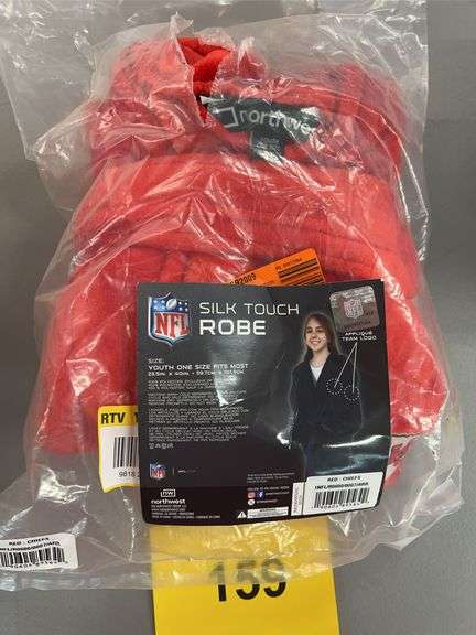 KIDS NFL SILK TOUCH ROBE - CHIEFS