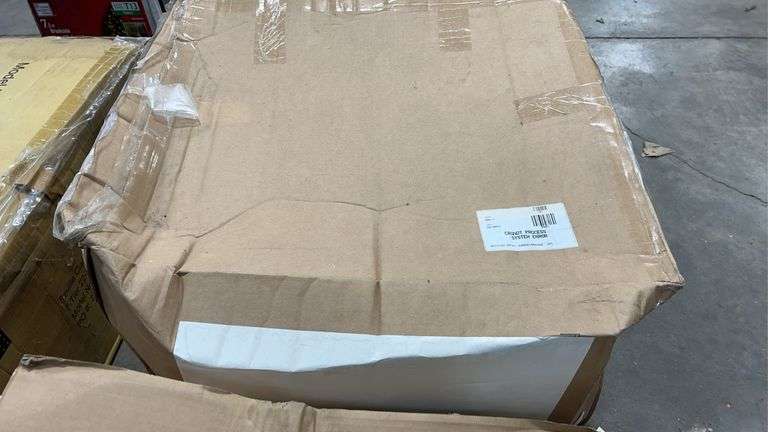 (2) THRESHOLD STUDIO MCGEE WINDSOR PATIO ROCKING CHAIRS IN BOXES