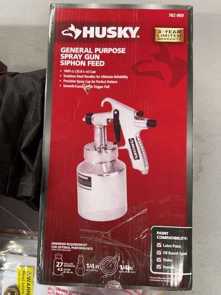 AS IS - (2) HUSKY SPRAY GUNS W/ BOXES