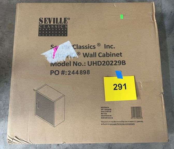 SEVILLE CLASSICS WALL CABINET IN BOX