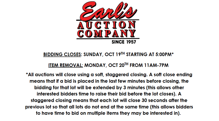 ENDS SUNDAY! ONLINE AUCTION 10/14-10/19 (PINK)