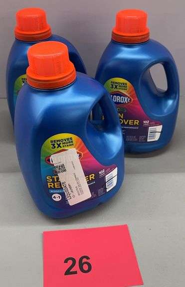 (3) JUGS OF CLOROX COLORS
