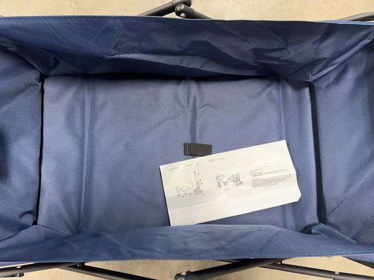 FOLDING CAMPING WAGON - BLUE