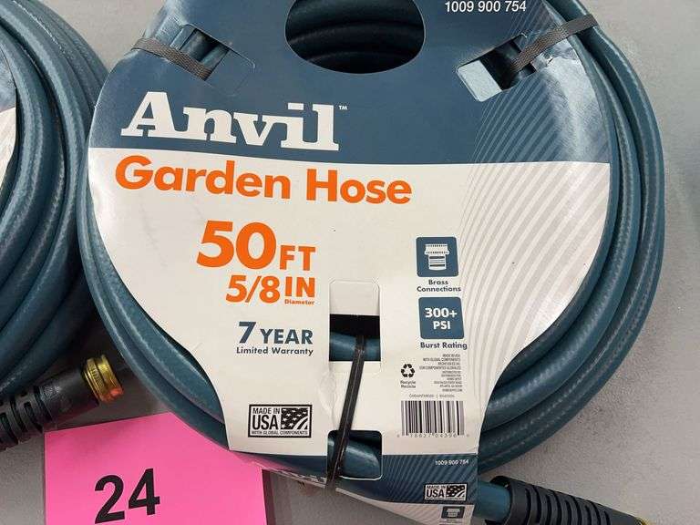 (2) ANVIL 50FT GARDEN HOSES