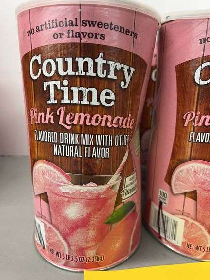 (4) CANS OF COUNTRY TIME PINK LEMONADE