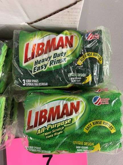 (14) PACKS OF LIBMAN SCRUB SPONGES