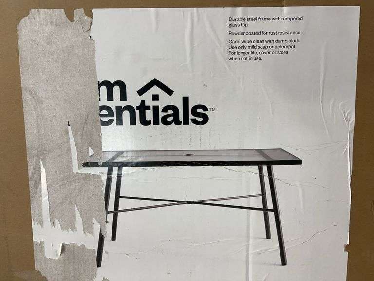 ROOM ESSENTIALS PATIO DINING TABLE IN BOX