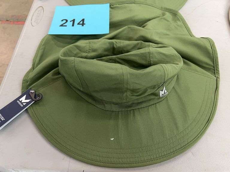 (3) MISSION COOLING HATS - GREEN
