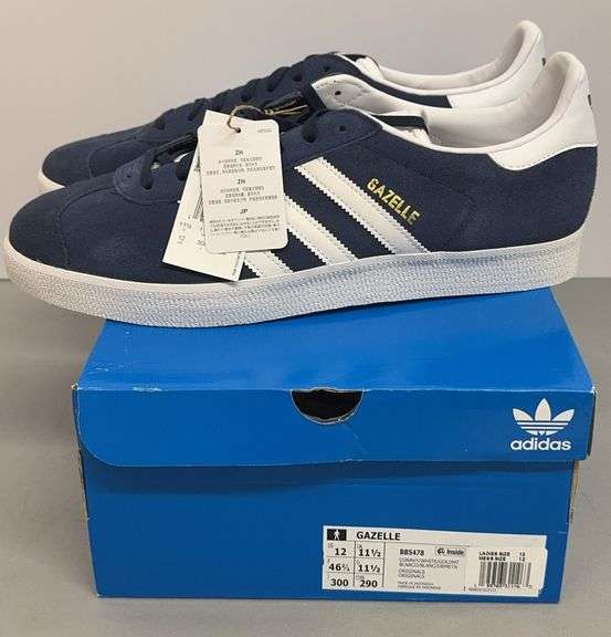 MENS ADIDAS GAZELLE SHOES W/ BOX SIZE 12