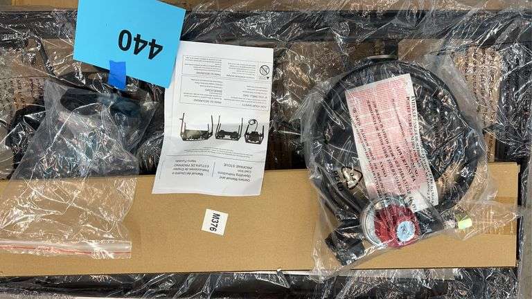 CAST IRON PROPANE STOVE W/ BOX