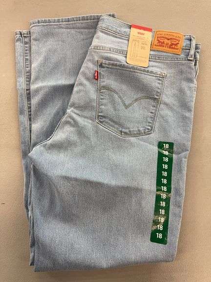 WOMENS LEVIS 314 SHAPING JEANS SIZE 18