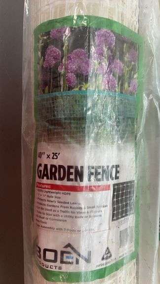 (2) ROLLS OF BOEN GARDEN FENCE