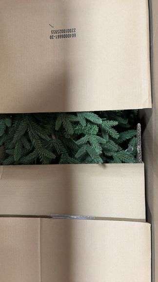 9FT PRE LIT SLIM LINDEN FIR TREE IN BOX