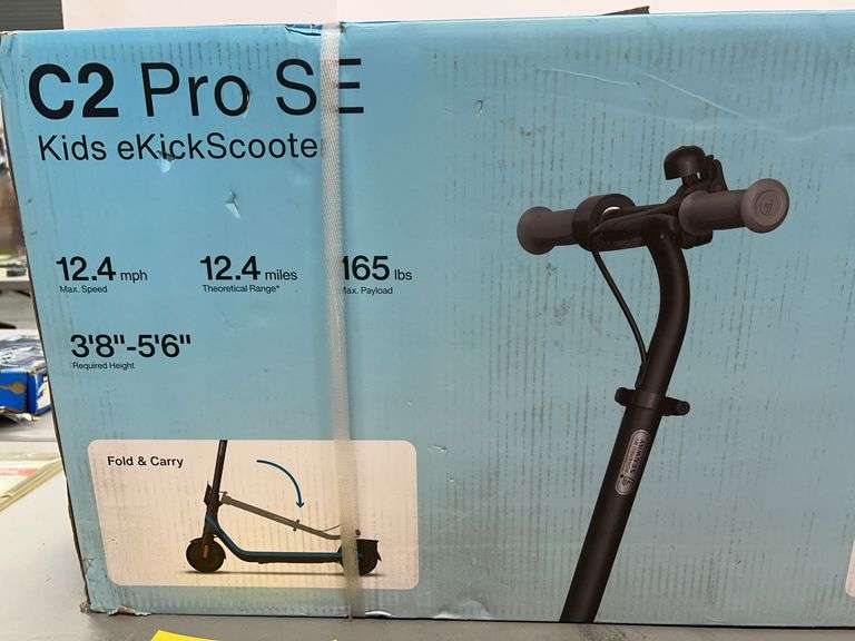 KIDS NINEBOT C2 PRO SE EKICK SCOOTER IN BOX
