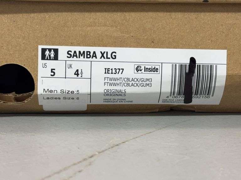 UNISEX ADIDAS SAMBA XLG SIZE MENS 5 OR WOMENS 6