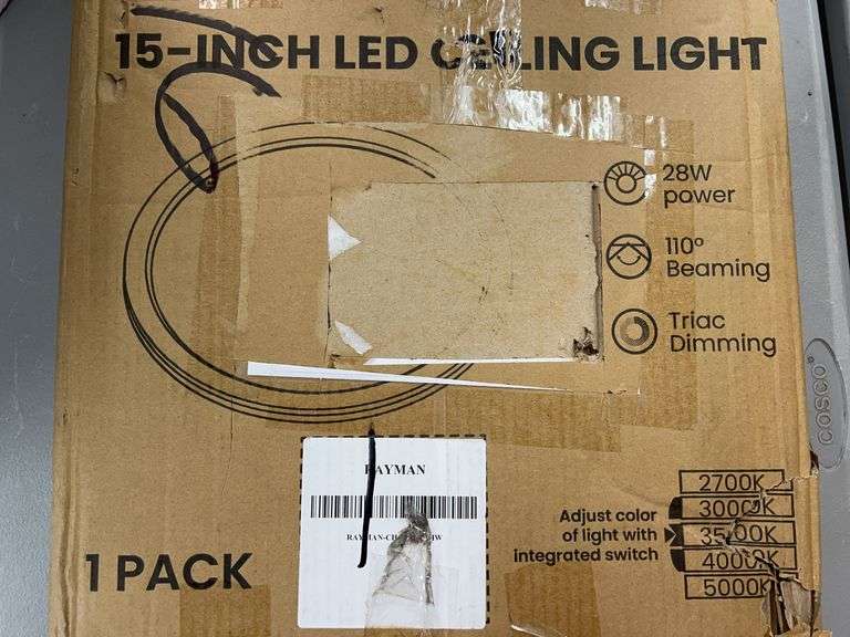 15" LED CEILING LIGHT IN BOX