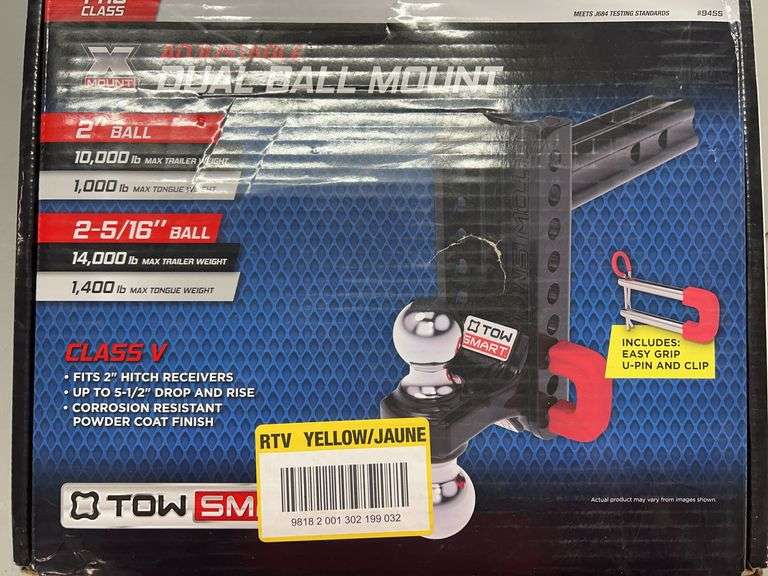 X MOUNT ADJUSTABLE DUAL BALL MOUNT IN BOX