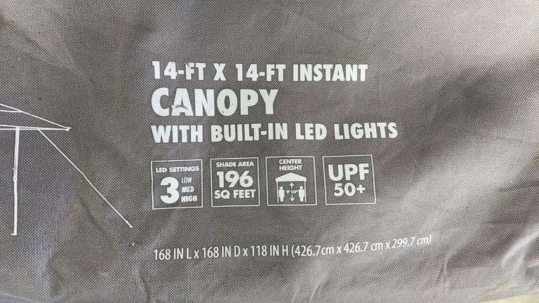 AS IS - (2) 14FTx14FT INSTANT CANOPIES IN BAGS