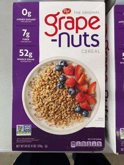 (6) BOXES OF GRAPE NUTS CEREAL