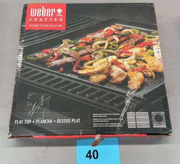 WEBER CRAFTED FLAT TOP IN BOX
