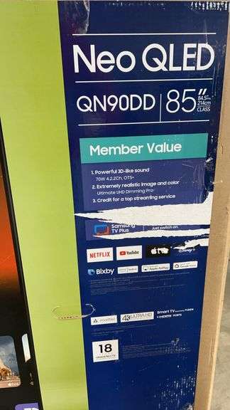 SAMSUNG 85" QN90DD NEO QLED 4K SMART TV IN BOX