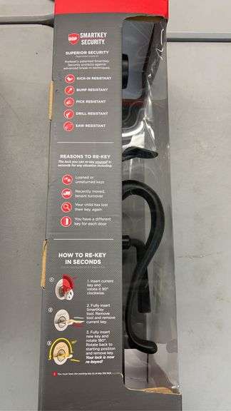 KWIKSET FRONT DOOR LOCK SET IN BOX