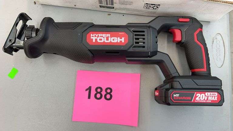 HYPER TOUGH CORDLESS RECIPROCATING SAW W/ BOX