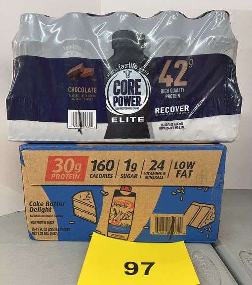 (2) PACKS OF PROTEIN SHAKES