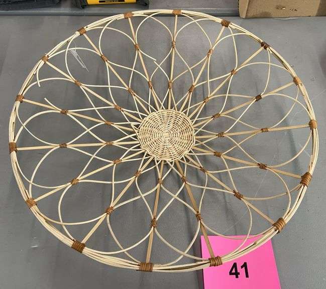 WICKER DISPLAY BASKET