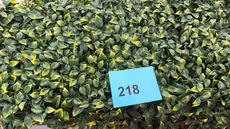 (3) 47"x 16" FAUX LEAF PANELS