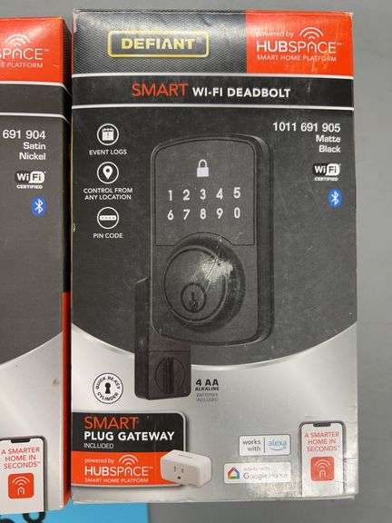 (3) ELECTRONIC LOCKS IN BOXES - DEFIANT & KWIKSET