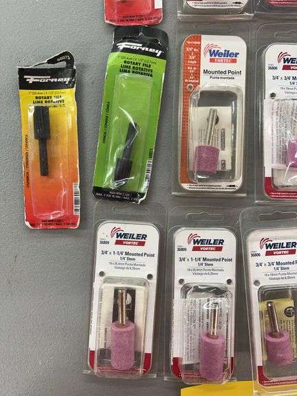 MISC LOT OF MOUNTED POINTS/ ROTARY FILES