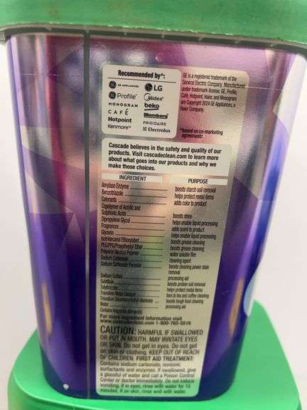 (2) PACKS OF CASCADE DISH DETERGENT PACS