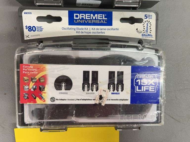 (2) DREMEL OSCILLATING BLADE KITS
