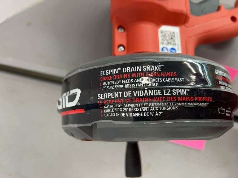 RIDGID EZ SPIN DRAIN SNAKE