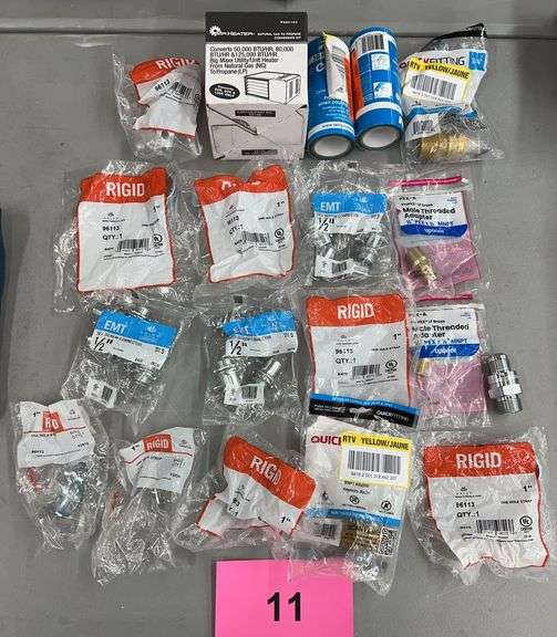 MISC LOT OF PIPE ITEMS - SEE PHOTOS