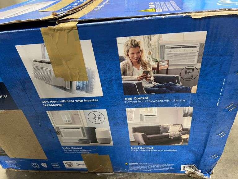 AS IS - MIDEA SMARTCOOL WINDOW AIR CONDITIONER IN BOX