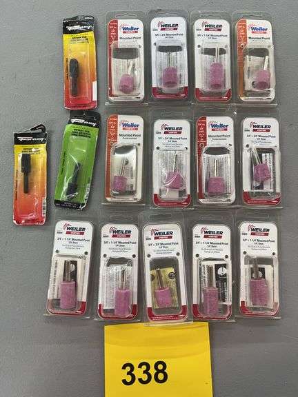 MISC LOT OF MOUNTED POINTS/ ROTARY FILES