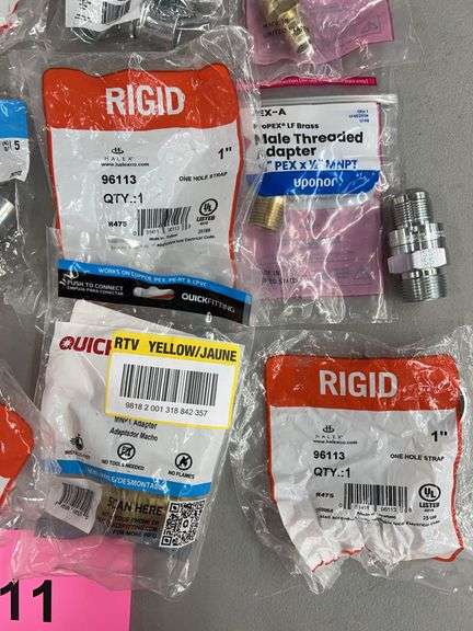 MISC LOT OF PIPE ITEMS - SEE PHOTOS